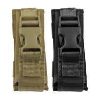 Tactical Molle Belt Pouch Single Pistol Magazine Pouch Knife Flashlight Sheath Holder Airsoft Hunting Ammo Bag Pouch Carrier