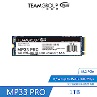 十銓TEAM-MP33 PRO M.2 PCIe Gen3x4 【1TB】 固態硬碟 (TLC)