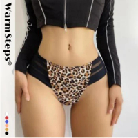 WarmSteps Sexy Leopard Thongs Women's Panties Lace G Strings Thongs Comfort Lingerie Intiamte Briefs 2024 New Panties Ladies