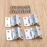Three Fold Hinges w/screw Antique Bronze/Silver 43*17mm Cabinet Wooden Box Jewelry Gift Wine Case Cupboard Vintage Hardware
