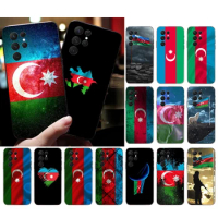 Azerbaijan Flag Phone Case for Samsung Galaxy S24 S23 S22 S21 S20 Ultra S20 S22 S21 S10E S20 FE S24 Plus