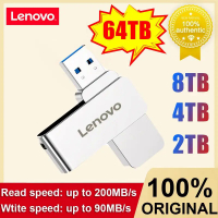 Lenovo USB Flash Drive 64TB USB 3.0อินเทอร์เฟซความจุจริง32TB 16TB ไดรฟ์ปากกาความเร็วสูง Pendrive 2TB 1TB หน่วยความจำสำหรับ X One