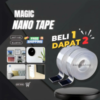 [BELI 1 DAPAT 2] PROMO Lakban Double Tape Ajaib 2 Sisi Anti Lepas Untuk Semua Furniture