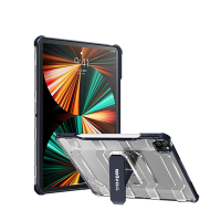 wlons探索者 2022 iPad Pro 11吋 第4代 軍規抗摔耐撞支架保護殼 含筆槽(深夜藍)