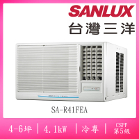 SANLUX 台灣三洋 福利品4-6坪定頻窗型右吹冷專冷氣(SA-R41FEA)