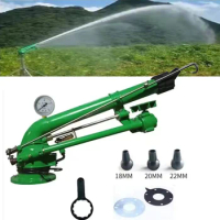 New Updated LongThrowing Strong Metal Big Rain Gun Sprinkler For Farmland Irrigation, Dust Removal, Agricultural Sprayer