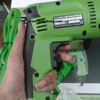 Mesin Bor 10 mm Ryu RDR 10 3 RE Bor Tangan Listrik Beton Tembok Drill