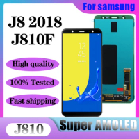 6.0" Super AMOLED LCD For Samsung J8 2018 J810 J810F LCD Display Touch Screen Digitizer Assembly Replacement