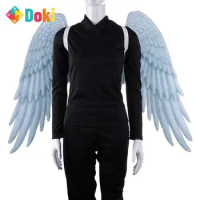 Doki Toy 2023 New Halloween Wings Unisex Super Black White Angel Wings Cosplay Props
