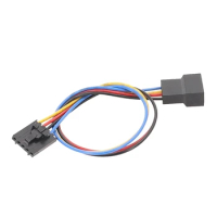 5Pin to 4Pin Fan Connector Adapter Extension Cable Wire Computer PWM Cooling GPU Fan for Dell Styles 5Pin Latch