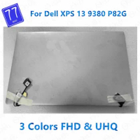 Original 13.3" Touch Screen Complete Assembly For Dell XPS 13 9370 9380 P82G LCD Display Panel Replacement UHD4K Upper Half Set