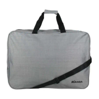 MIKASA 排球袋-6顆裝-側背包 裝備袋 手提包 肩背包 灰黑