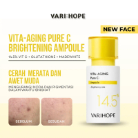 VARIHOPE VITA-AGING PURE C AMPOULE, C 20ml Serum, Vitamin C, K-Beauty, Brightening, Dark Spots, Exfo
