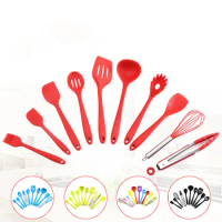 10PCS Silicone Kitchenware Set cooking gadgets kitchen utensil set kitchen gadgets cooking tools kitchen accessories cooking