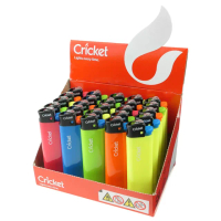 【Cricket】瑞典品牌~Flint Original Fluo-螢光系列-火石安全打火機(1盒25入)