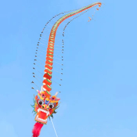 free shipping dragon kite flying Chinese kites toys traditional kite dragon dance flying eagles inflatable dragon Weifang kites
