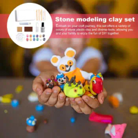 Air Dry Clay Modeling Clay Kit With Sculpting Tools Kids Art Crafts Pottery &amp; Modeling Clays For Children Adults And Artists