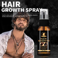 Beard Growth Serum Spray Hair Growing Essential Oil Fast Styling Thicker Longer Fuller Beard Softening Moisturizing Osemary Oil