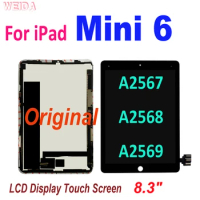 8.3" Original LCD For iPad Mini 6 2021 A2567 A2568 A2569 LCD Display Touch Screen Digitizer Assembly For iPad Mini6 Mini 6 LCD