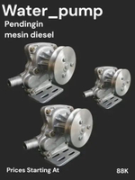 POMPA AIR DIESEL GMB WATER COOLING POMPA KEONG SIRKULASI UNTUK MESIN DONGFENG & CHANGFA TANPA RADIAT