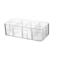 內衣收納盒（透明8格） 