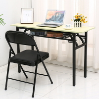 優樂悅~簡易折疊桌腳架子桌子腿課桌架辦公桌架彈簧架對折桌子腿支架鐵藝