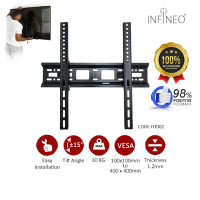 Infineo HT002 Adjustable Tilt TV Wall Mount Bracket for 32”–55” LED/LCD – Universal VESA up to 400x4