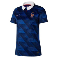NIKE Women Soccer France Stadium Home Dri-Fit Jersey Pakaian Sepakbola Wanita [IB5317-480] A/L GAME 