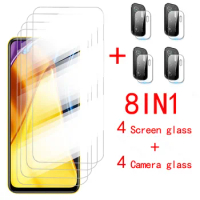 Poco M3 Screen Protective Glass for Xiaomi Poco X3 NFC X3 Pro Tempered Protector Camera Lens Film on Pocox3 GT X 3 Pro F M F3 M3