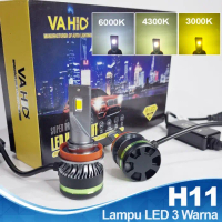TERLARIS LED VAHID THREE COLORS H11 3 WARNA DALAM 1 LAMPU