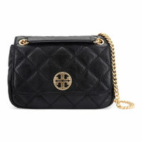 精選★TORY BURCH TB-Wila 通勤萎格紋鏈條羊皮革 女款中號郵差包方胖子手提包斜挎包單肩包 82368~【購物節★菲尼斯 國際精品3折起 春夏新品 換季下殺】