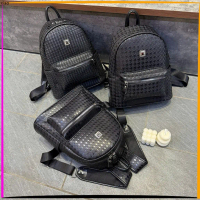 Real shot Balo Da Hoạ Tiết Dập Nổi Bản quai To Chất Siêu Dày Size 40 Có Thể Đựng Vừa Sách Tiếng Anh 