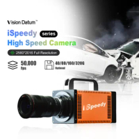 Product-quality iSpeedy industry camera 2560x2016 50000fps 9um 10 GigE Adaptive GigE Camera for Destructive Testing