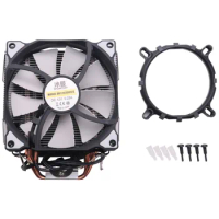 SNOWMAN CPU Cooler Master 5 Direct Contact Heatpipes freeze Tower Cooling System CPU Cooling Double Fan with PWM 2 Fans