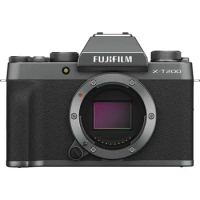 New Fujifilm X-T200 XT200 Mirrorless Digital Camera Body Only Dark Silver