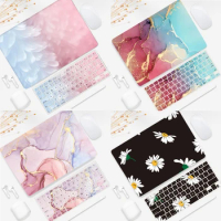 Marble Print Laptop Cases for Apple Macbook M2 Pro 13 14 A2442 Air Retina 11 12 13.6 15 16'' A2485 Touch Bar A2338 A2681 A1932