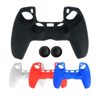 Anti-Slip Rubber Silicone Cover Skin Protective Case for Playstation 5 PS5 Dualsense Controller