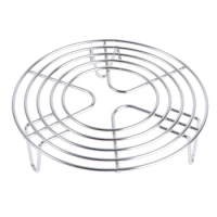 Stainless Steel Steamer Rack rice cooker high-foot water barrier Multi-Purpose Round Cooling Rack for Steaming storage steamer