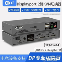 免運 DP切換器KVM切換器 DISPLAYPORT2進1出鍵鼠顯示器共享切換器 CKL-21DP