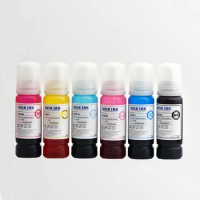 6PCS Epson Refill Dye Ink Kit For Epson EcoTank L3150 L3110 L3100 L3210 L3250 L1110 5190 ET-2710 102 003 Eco Tank Printer