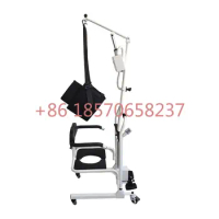 Senyang medical wheel toilet chair move nursing hydraulic lift patient commode transfer chair for elderly