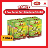 Paket 4 Box Roma Sari Gandum Cokelat