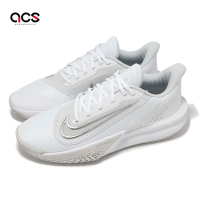 Nike 籃球鞋 Precision VII 男鞋 白 灰 緩衝 回彈 運動鞋 FN4322-100