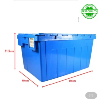 Box Container Penyimpan Barang Alfamart Indomaret 60x40x31cm_Biru (Best Quality)