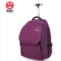 Women Trolley Backpack Travel Luggage Bag wheeled Backpack Rolling bags Men Business bag luggage suitcase backpack on wheels