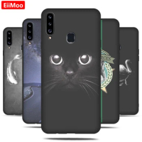 EiiMoo Silicone Phone Case For Samsung Galaxy A20S Case For Samsung A20S A207F A207M Back Cover For Samsung Galaxy A20s Case