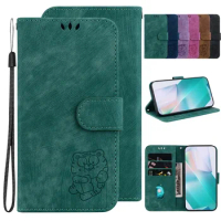 Leather Flip Phone Case For Samsung Galaxy A55 A54 a53 A52S a42 A35 A34 A33 A32 4G 5G Wallet Bracket Cover Phone Cover