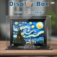 Acrylic Display Box for Lego 21333 The Starry Night Clear Display Case (Toy Bricks Set not Included）