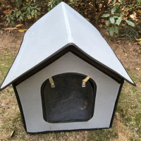 Durable Pet House Portable Dog Tent Simple Installation Collapsible Foldable Dog House