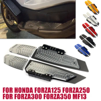 For Honda Forza300 FORZA 350 300 250 125 Forza350 FORZA250 Motorcycle Accessories Footrest Foot Pegs Pedal Footboard Plate Guard